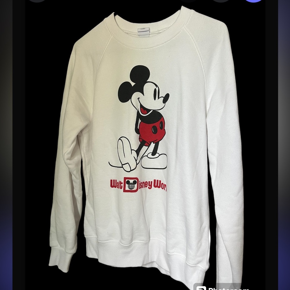 ✨WALT DISNEY WORLD WHITE SIZE MEDIUM SWEATER✨